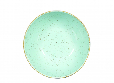 CHURCHILL SUPER VITRIFIED STONECAST DUCK EGG BLUE NOODLE BOWL 37.8OZ