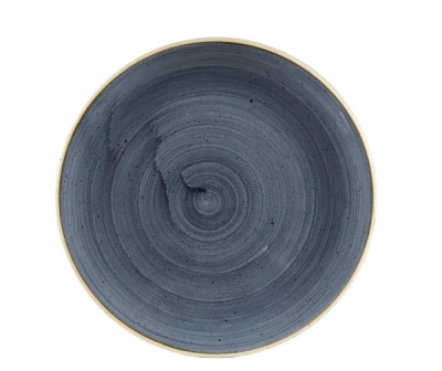 CHURCHILL SUPER VITRIFIED STONECAST BLUEBERRY COUPE PLATE 10.2Inch