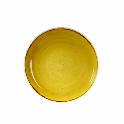 CHURCHILL SUPER VITRIFIED STONECAST MUSTARD SEED COUPE BOWL 40OZ