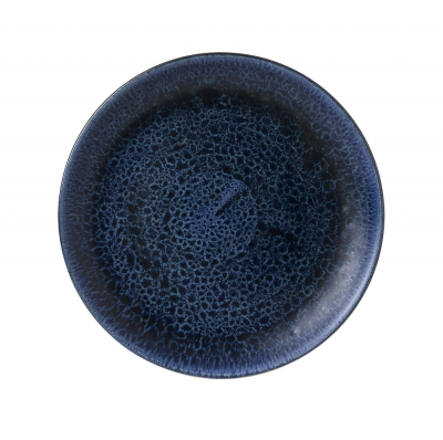 CHURCHILL SUPER VITRIFIED STONECAST PLUME ULTRAMARINE COUPE PLATE 8.5Inch