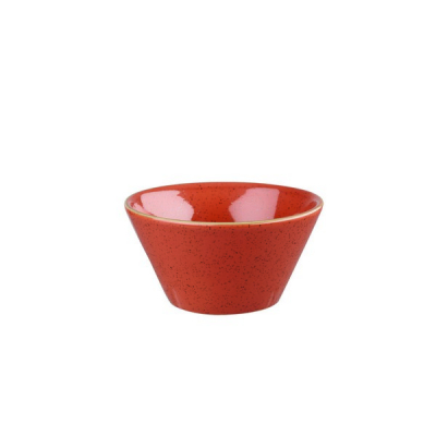 CHURCHILL SUPER VITRIFIED STONECAST SPICED ORANGE SAUCE DISH 3.2OZ
