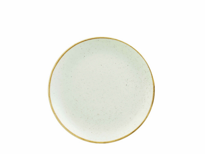 CHURCHILL SUPER VITRIFIED STONECAST BARLEY WHITE COUPE PLATE 10.3Inch