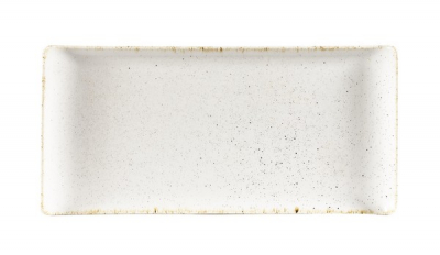 CHURCHILL SUPER VITRIFIED STONECAST BARLEY WHITE BUFFET TRAY 11.8X5.7Inch