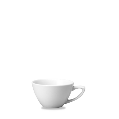 CHURCHILL SUPER VITRIFIED ULTIMO WHITE CAPPUCCINO CUP 6.5OZ