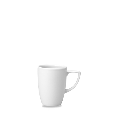 CHURCHILL SUPER VITRIFIED ULTIMO WHITE CAFE MOCHA MUG 10OZ