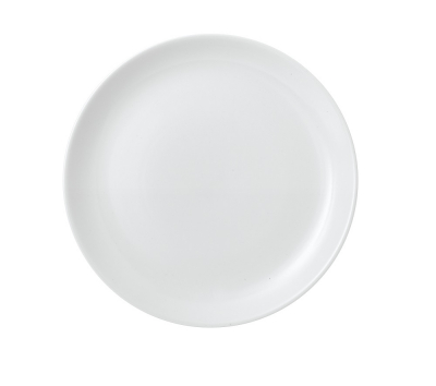 CHURCHILL SUPER VITRIFIED WHITE VELLUM COUPE PLATE 11.3Inch