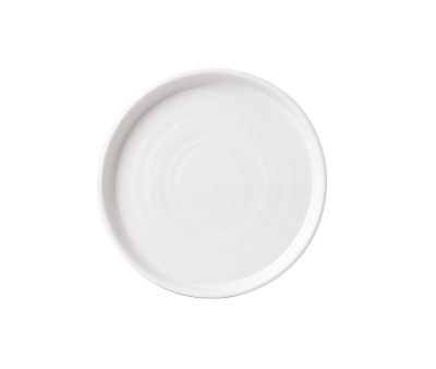 CHURCHILL SUPER VITRIFIED WHITE VELLUM CHEF'S WALLED PLATE 10.2Inch