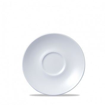 CHURCHILL SUPER VITRIFIED WHITE VELLUM SAUCER 4.6Inch