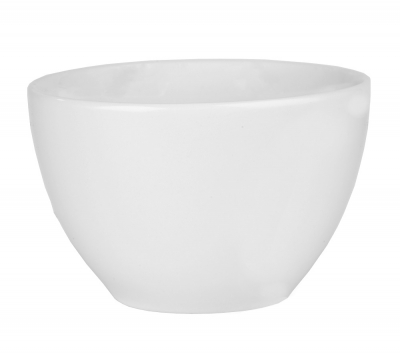 CHURCHILL SUPER VITRIFIED WHITE VELLUM SUGAR BOWL 8OZ