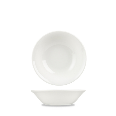 CHURCHILL SUPER VITRIFIED WHITE OATMEAL BOWL 12.7OZ