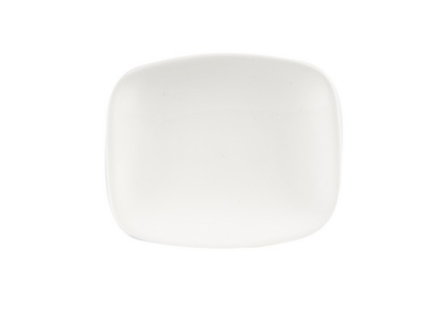 CHURCHILL SUPER VITRIFIED WHITE X SQUARED CHEF'S OBLONG PLATE 6X5Inch