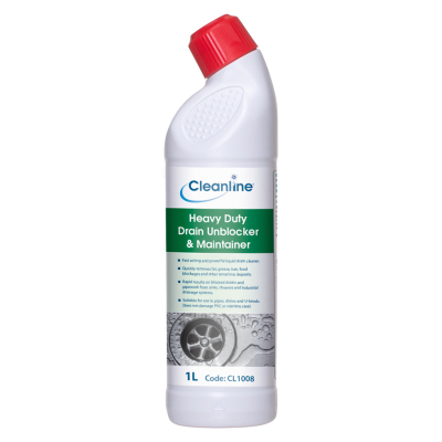 CLEANLINE HEAVY DUTY DRAIN UNBLOCKER & MAINTAINER 1L