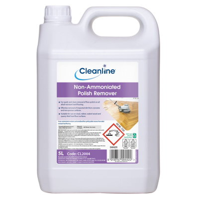 CLEANLINE NON-AMMONIATED POLISH REMOVER 5L