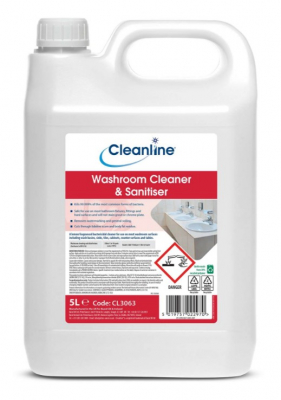 CLEANLINE WASHROOM CLEANER & SANITISER