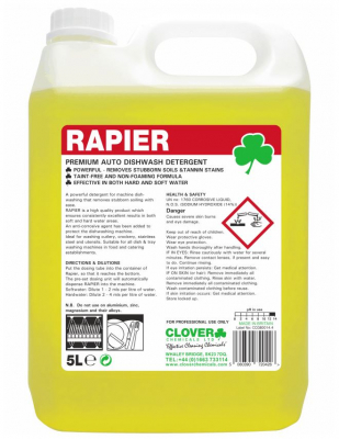 CLOVER RAPIER AUTO DISHWASHER LIQUID 5LTR