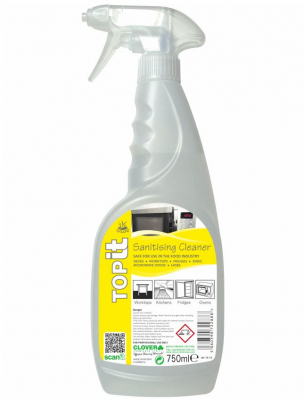 CLOVER TOPIT MULTI SURFACE SANITISING CLEANER 750ML