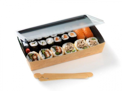 COALESCE LARGE SALAD BOX 1000ml WITH HINGED LID