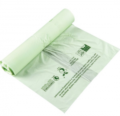 80L GREEN COMPOSTABLE BIN LINER 400PCS 182X725X838MM