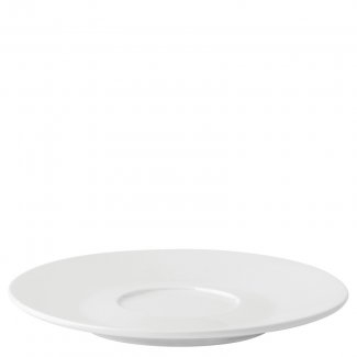 UTOPIA ANTON BLACK FINE CHINA COUPE SAUCER 6.7Inch