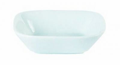 DPS PORCELITE CREATIONS SQUARE DIP DISH 3Inch