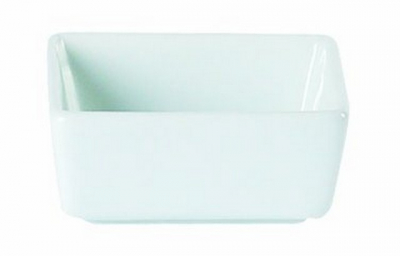 DPS PORCELITE CREATIONS SQUARE BOWL 3OZ
