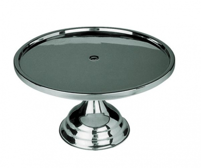 STAINLESS STEEL CAKE STAND 12Inch