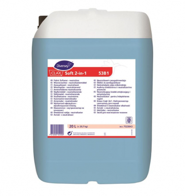 DIVERSEY CLAX SOFT 2 IN 1 53B1 20 LTR