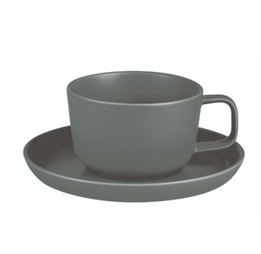 COSTA VERDE NORDIKA GREY 15CM SAUCER X12 110015G