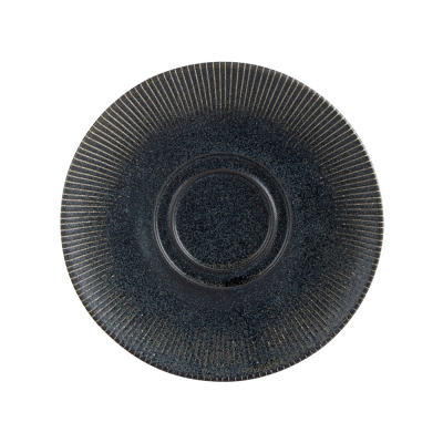 ACADEMY FUSION FLINT DOUBLE WELL SAUCER 16CM