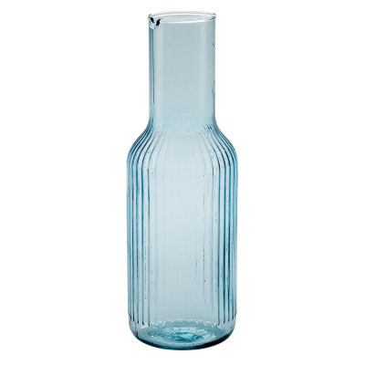 WATER CARAFE & TUMBLERS BLUE DECANTER 800ML