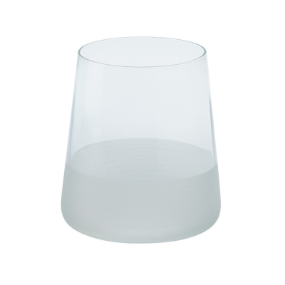 WATER CARAFE & TUMBLERS WHITE FROSTED TUMBLER 380ML