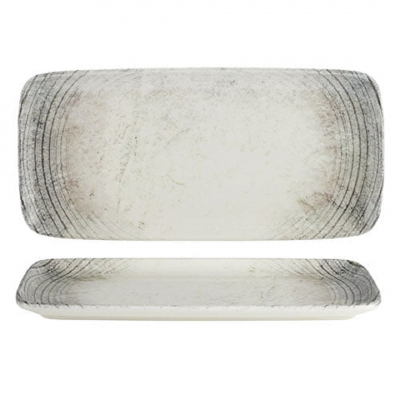 SERENITY RECT PLATTER 34CM ACADEMY FUSION