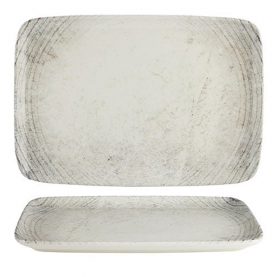 SERENITY RECT PLATTER 33CM ACADEMY FUSION