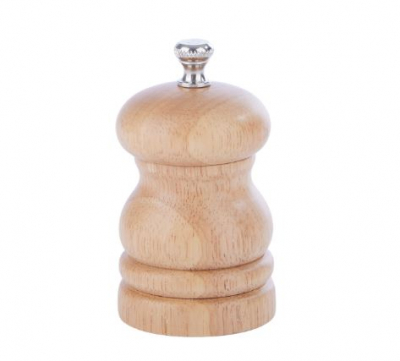 3Inch NATURAL RUBBER WOOD PEPPER MILL