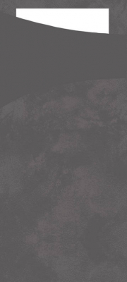 DUNI SACCHETTO GRANITE GREY/ WHITE NAPKIN 190X85MM