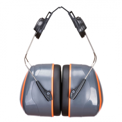 PW62 HV EXTREME EAR DEFENDERS HIGH CLIP-ONGREY/ORANGE