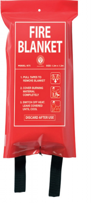 QUICK RELEASE FIRE BLANKET 1 X 1MTR
