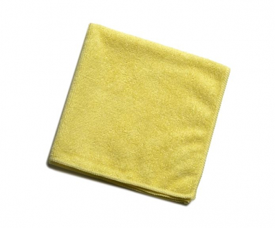 CLEANWORKS MICROFIBRE CLOTH YELLOW 40 X 40CM