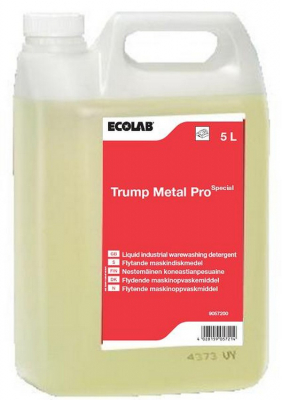 TRUMP HYDRO LIQUID DISHWASHER DETERGENT HARD WATER ECOLAB 5L