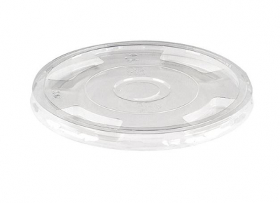 ENVIROWARE FLAT STRAW SLOT LID FOR 9,12,16,20&24oz PLASTIC GLASSES