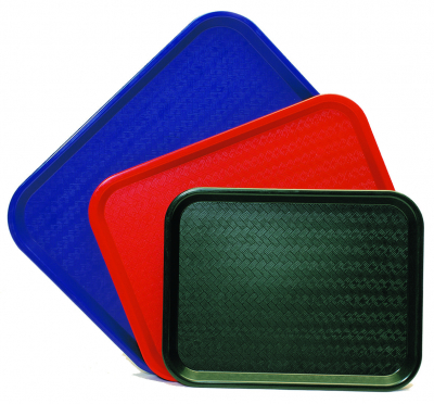 FAST FOOD TRAY 12''X 16'' FOREST GREEN