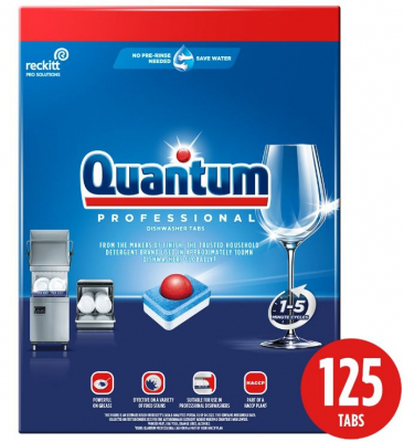 FINISH QUANTUM PROFESSIONAL DISHWASHER TABLETS X125TABS