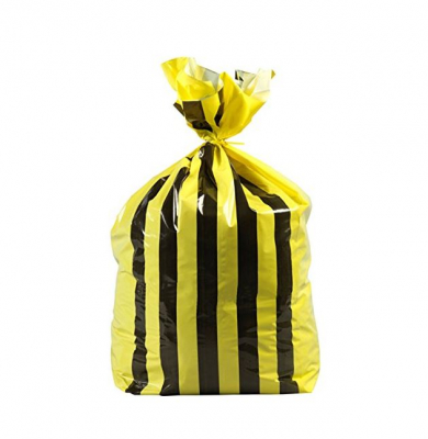 70LTR YELLOW TIGER STRIPE BAG MD 360X711X990  R25