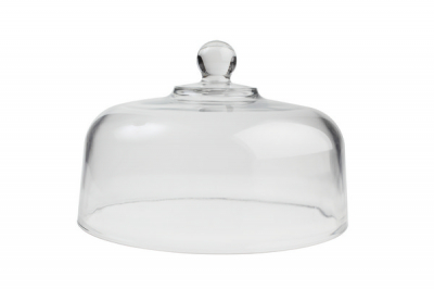 PLAIN GLASS CAKE DOME 260MM X 170MM HIGH 13051
