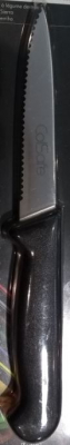 4Inch SERRATED TOMATO KNIFE BLACK