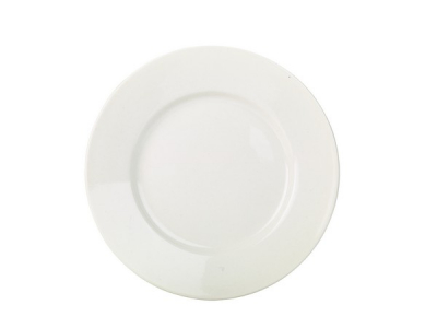 GENWARE RG TABLEWARE WHITE WIDE RIM PLATE 10.2Inch