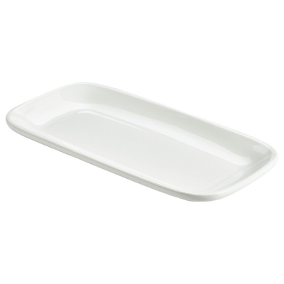 GENWARE WHITE PORCELAIN RECTANGULAR PLATE 11.6X5.9Inch