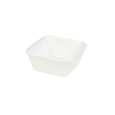 GENWARE WHITE PORCELAIN SQUARE PIE DISH 14.5OZ