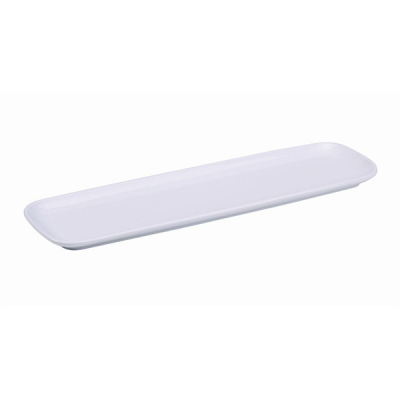 GENWARE WHITE PORCELAIN ELLIPSE PLATTER 14.2X4.3Inch
