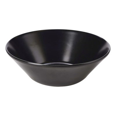 GENWARE LUNA STONEWARE BLACK SERVING BOWL 54.6OZ